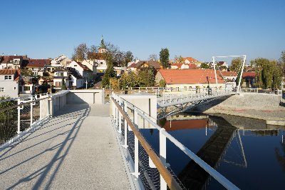 Lávka pro pěší přes řeku Otavu, Písek